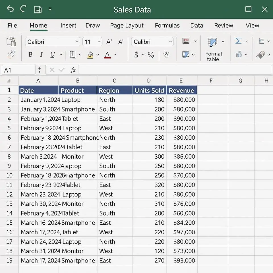 screenshot to excel example 1