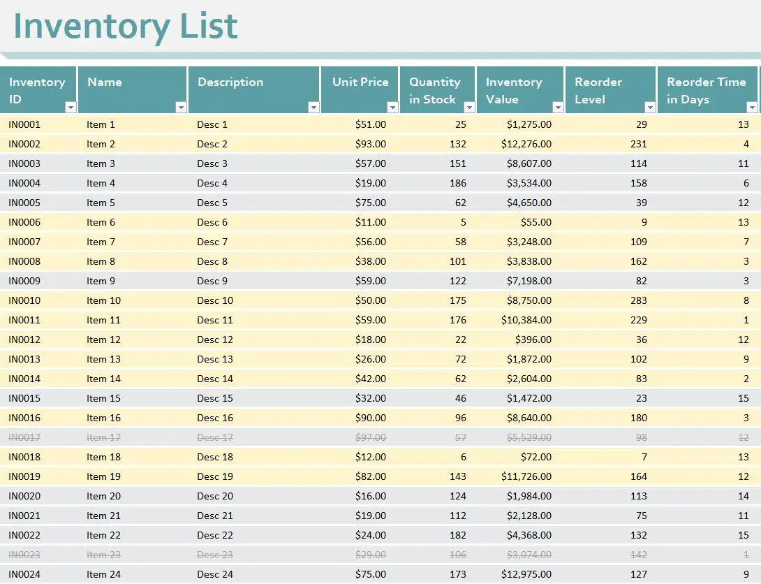 screenshot to excel example 3
